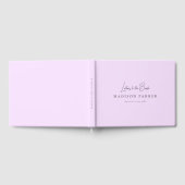 Letters to the Bride Light Purple Bridal Shower Gästebuch (Voll)