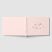 Letters to the Bride! Pink Bridal Shower Gästebuch (Voll)