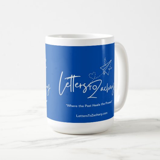Letters To Zachary Ceramic Coffee Mug Kaffeetasse (VorderseiteRechts)