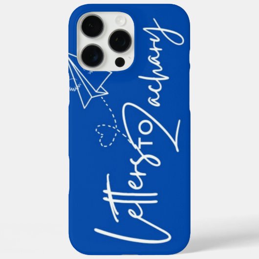 Letters To Zachary iPhone 16 Pro Max case (Rückseite)