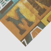 Letters Typografy Retro Decoupage Tissue Paper Seidenpapier (Ausschnitt)