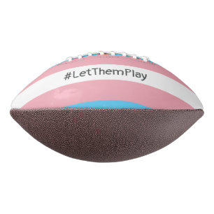 #LetThemPlay Transgender Athleten - Trans-Flagge Football