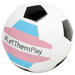 #LetThemPlay Transgender Athleten - Trans-Flagge Fußball