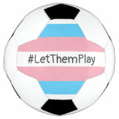 #LetThemPlay Transgender Athleten - Trans-Flagge Fußball (Vorderseite)