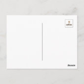 #LetThemPlay Transgender Athleten - Trans-Flagge Postkarte (Rückseite)