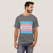 #LetThemPlay Transgender Athleten - Trans-Flagge T-Shirt (Vorne ganz)