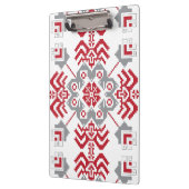 Lettisch Auseklis Folk Art geometrischer Medaillon Klemmbrett (Links)