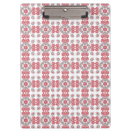 Lettisch Auseklis Folk Art geometrischer Medaillon Klemmbrett