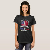 Lettische amerikanische Länder Flaggenstaat T-Shirt (Vorne ganz)