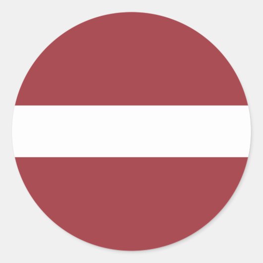 Lettische Flagge, Flagge Runder Aufkleber (Vorderseite)