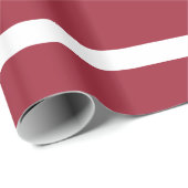 Lettische Flagge Geschenkpapier (Rolleneckpunkt)