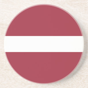 Lettische Flagge Getränkeuntersetzer
