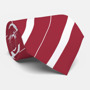 Lettische Flagge Krawatte