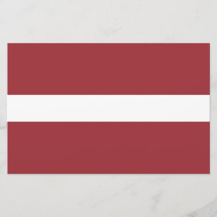 Lettische Flagge (Lettland) Briefpapier