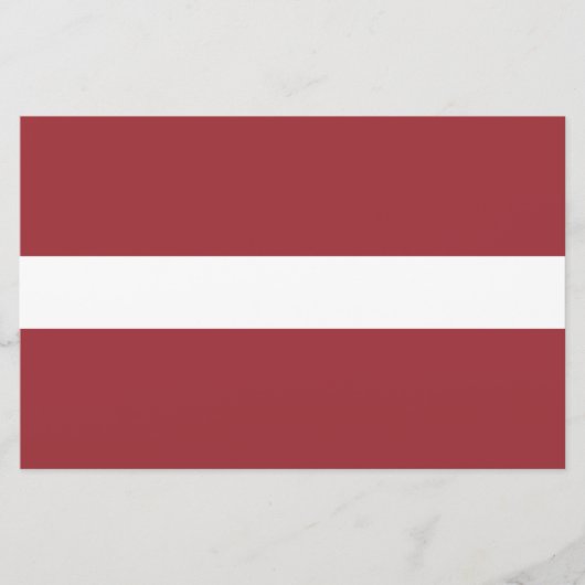 Lettische Flagge (Lettland) Briefpapier (Vorderseite)