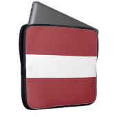Lettische Flagge (Lettland) Laptopschutzhülle (Vorne Rechts)