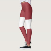 Lettische Flagge (Lettland) Leggings (Links)