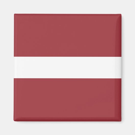 Lettische Flagge (Lettland) Magnet (Vorne)