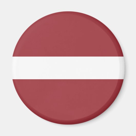 Lettische Flagge (Lettland) Magnet (Vorne)