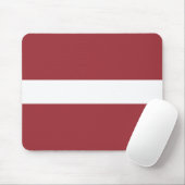 Lettische Flagge (Lettland) Mousepad (Mit Mouse)