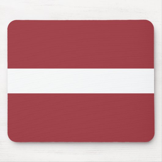 Lettische Flagge (Lettland) Mousepad (Vorne)