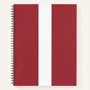 Lettische Flagge (Lettland) Notizblock
