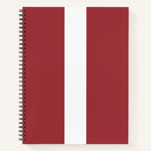 Lettische Flagge (Lettland) Notizblock (Vorderseite)