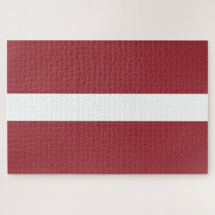 Lettische Flagge (Lettland) Puzzle