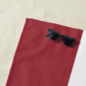 Lettische Flagge (Lettland) Strandtuch (Beispiel)