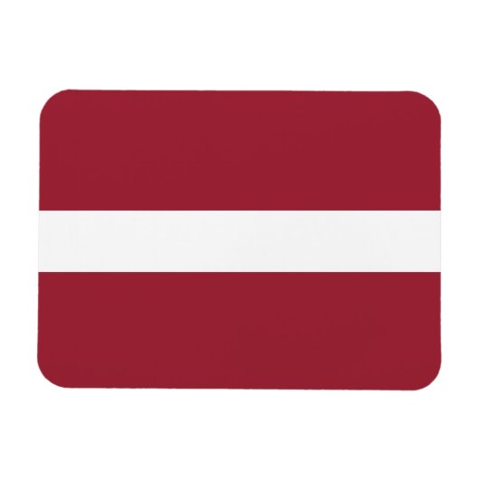 Lettische Flagge Magnet (Horizontal)