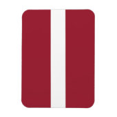 Lettische Flagge Magnet (Vertikal)
