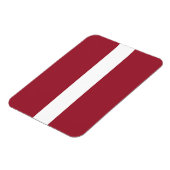 Lettische Flagge Magnet (Linke Seite)