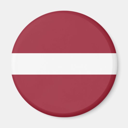 Lettische Flagge Magnet (Vorne)