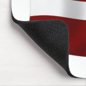 Lettische Flagge Mousepad (Ecke)
