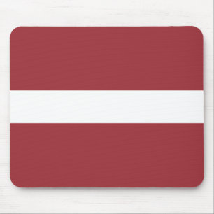 Lettische Flagge Mousepad