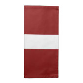 Lettische Flagge Neapel Serviette (Halb gefaltet)