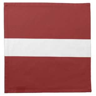 Lettische Flagge Neapel Serviette