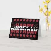 Lettische Flagge Patriotic Geburtstag Karte (Gelbe Blume)