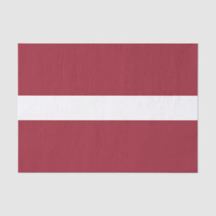 Lettische Flagge Seidenpapier