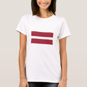 Lettische Flagge T-Shirt