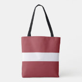 Lettische Flagge Totbeutel Tasche (Rückseite)
