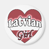 Lettische Girl Magnet (Vorne)