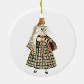 Lettische Kostümverzierungen Keramikornament (Hinten)