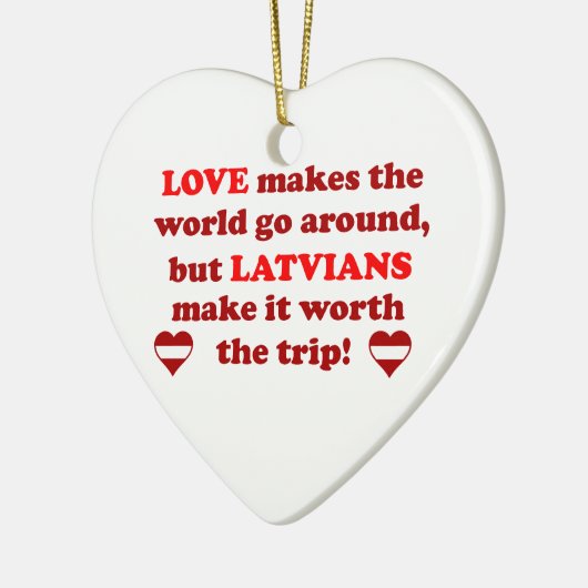 Lettische Liebe Keramikornament (Links)