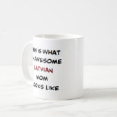 Lettische Mama, phantastisch Kaffeetasse (Vorderseite Links)
