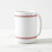 Lettische Ornamente Kaffeetasse (VorderseiteRechts)