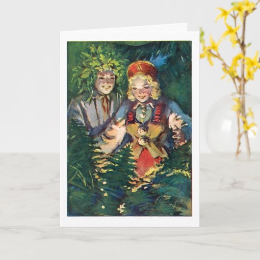 Lettische Sommersonnenwende Karte (Gelbe Blume)