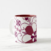 Lettische Sonne-Tasse Zweifarbige Tasse (Vorderseite Links)