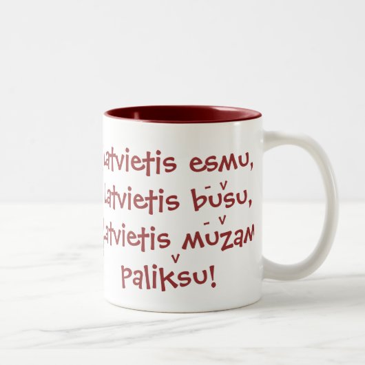 Lettische Tasse (Rechts)