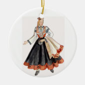 Lettische traditionelle Kostümverzierungen Keramikornament (Vorne)